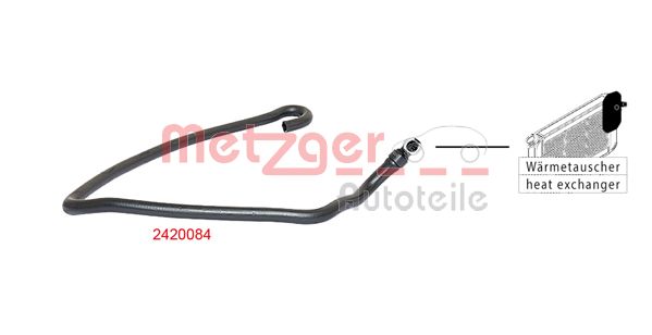 METZGER 2420084 Kühlerschlauch